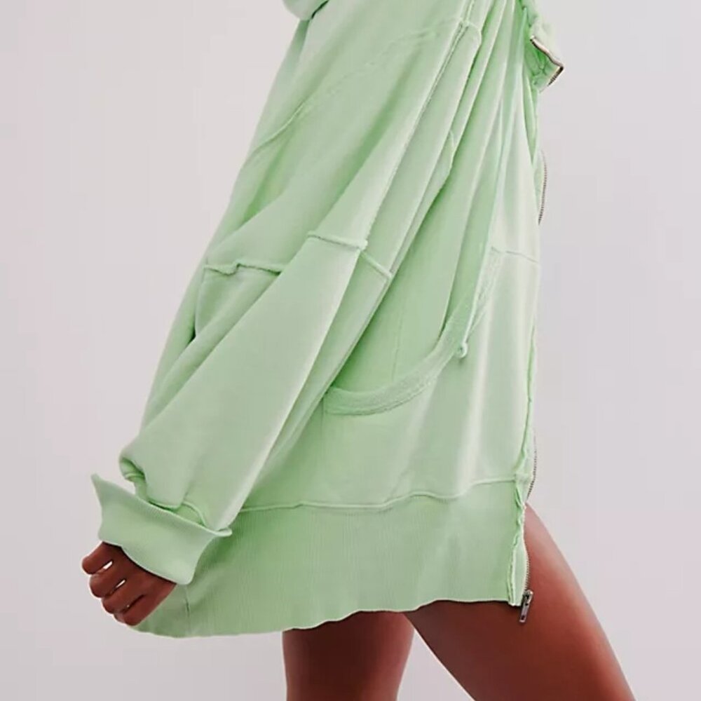 We The Free Camden Hoodie Color Gossamer Green - Picture 6 of 6